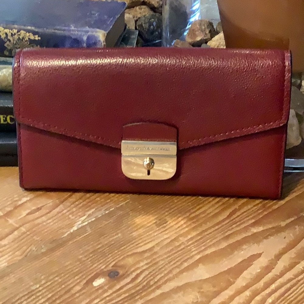 Kate Spade Burgundy Red Large Wallet